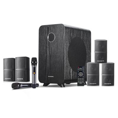 5.1 Mini Home Theater Speaker System BT Karaoke Wireless Microphone Amplifier Combination Surround Speaker Home Theatre System